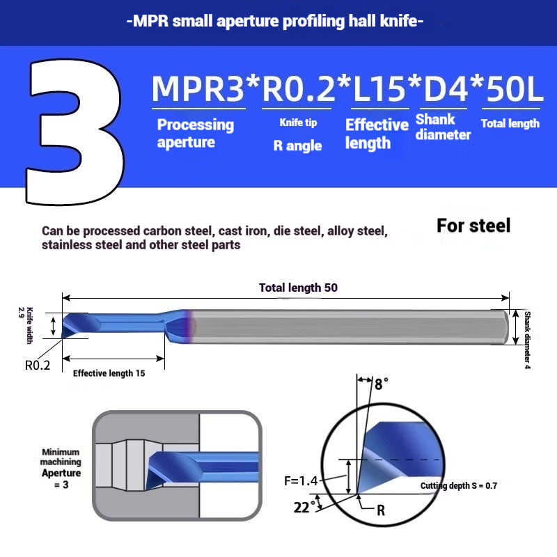 1129-CNC Small Bore Boring Tools MPR Copy Boring Turning Tools for Stainless Steel, Copper and Aluminum Lathe Micro Small Boring Tools Shandong Denso Pricision Tools Co.,Ltd.